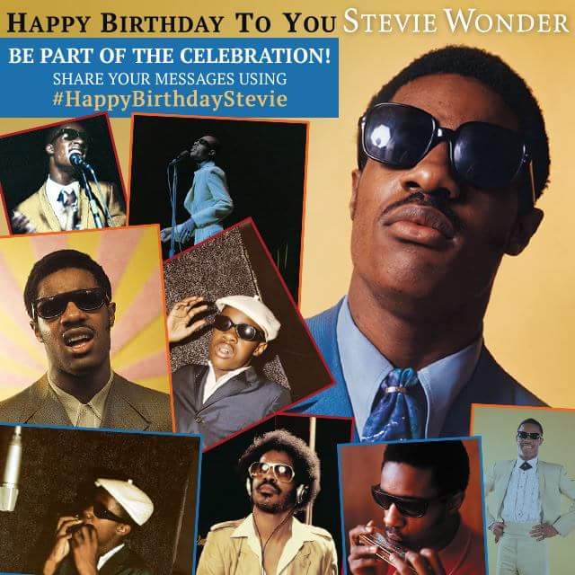 Happy Birthday to legendary Motown artist Stevie Wonder 