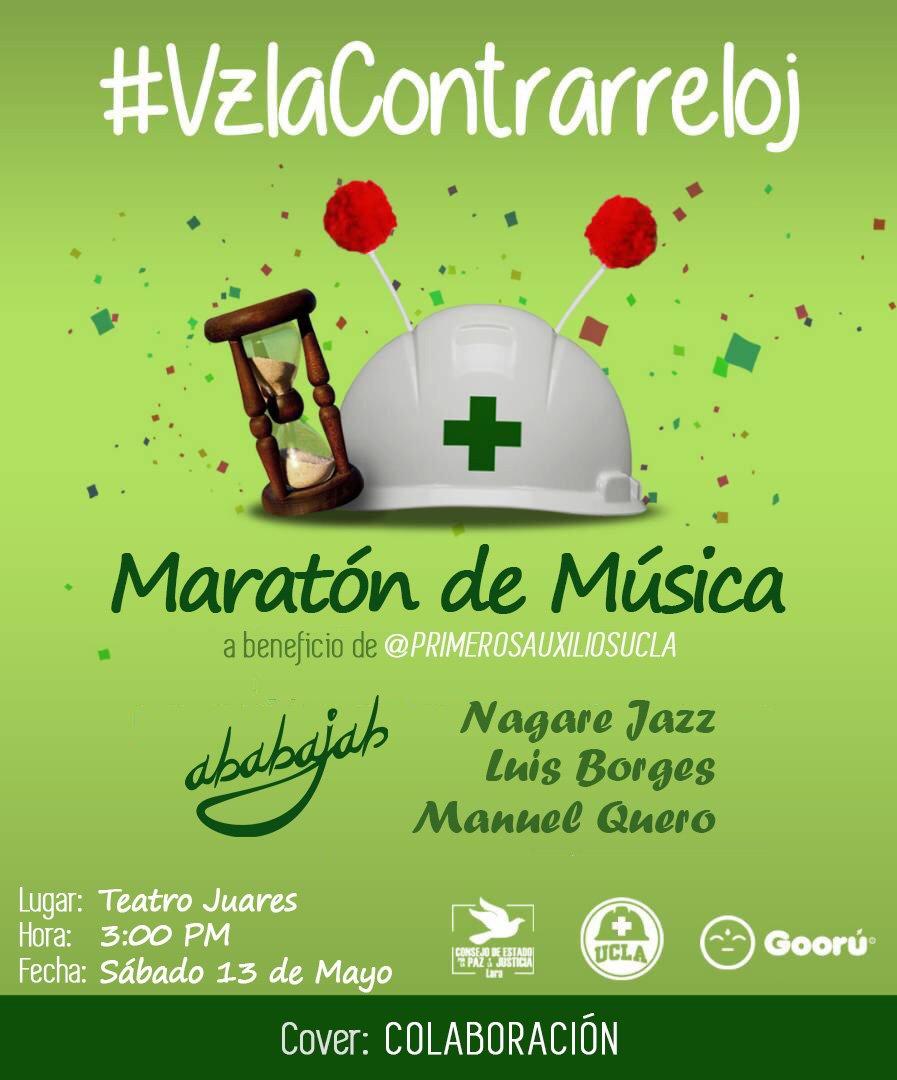 Hoy estaremos colaborando con #PrimerosAuxiliosUcla en el <a href="/TeatroJuares/">Teatro Juares</a> Asiste! #Barquisimeto #Cabudare #Lara