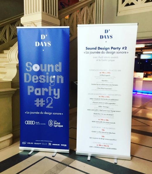 SixiemeSon's tweet photo. Pour la 2nd année consécutive, @SixiemeSon participe à la #sounddesignparty @DDAYS_Paris #ddays #designsonore #designmusical @Aurasens https://t.co/sx4M8vPt2D