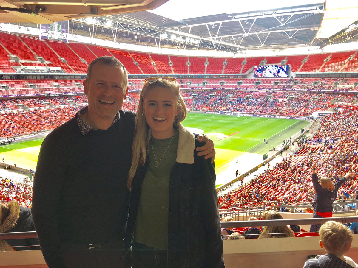 Women's cup final with my lewes top goalscorer!
