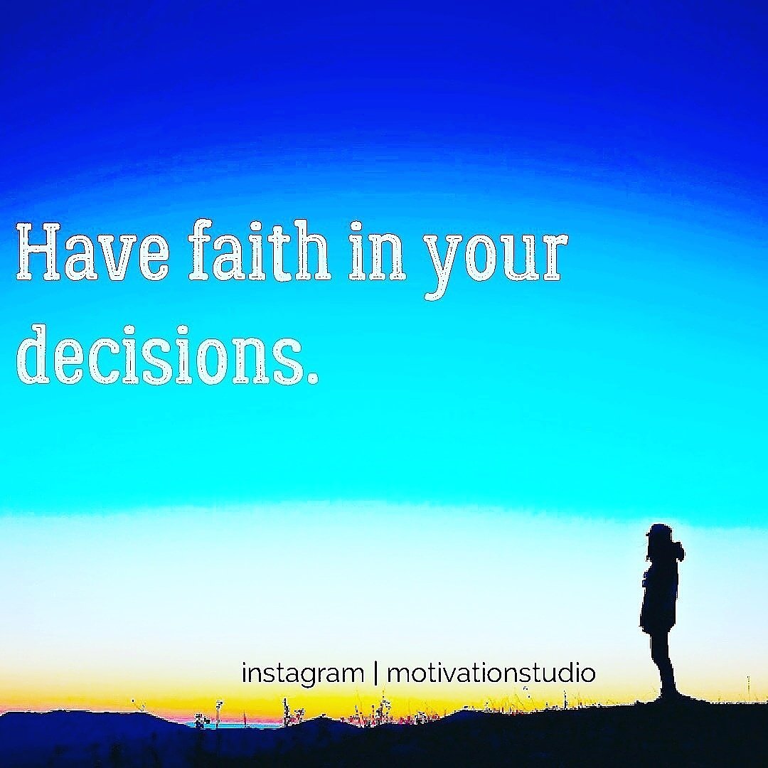 thekevalsoni's tweet photo. Have faith in your decisions. If you don't then who else will do? #motivationstudio #inspiration #motivation #quotes https://t.co/BoqwL4alwF
