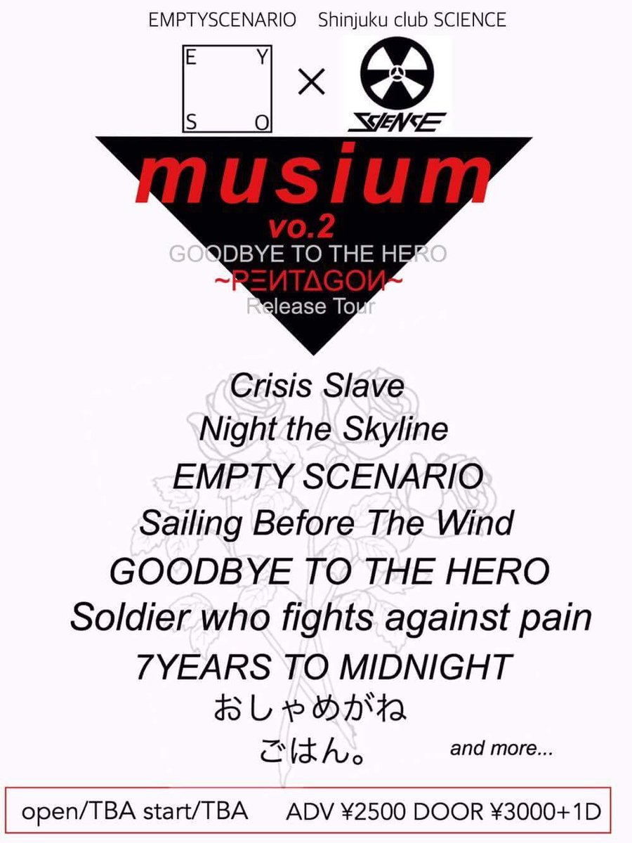 7ytm's tweet photo. 【New Live!!!】
6/23
チケット予約などdm、リプ、ホームページまで！
https://t.co/6tnT3d3pzv https://t.co/xb8Wk1syrL