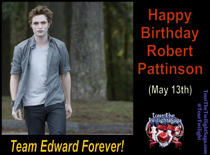 Happy Birthday to Robert Pattinson!    