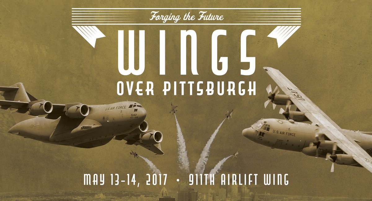 Military_Flight's tweet photo. #PittsburghAirshow | Gates Now Open as #911AW host Pittsburgh Open House &amp; #Airshow featuring #AFThunderbirds, #F22 Raptor, #GEICOSkytypers. https://t.co/WuHU4ahp9F