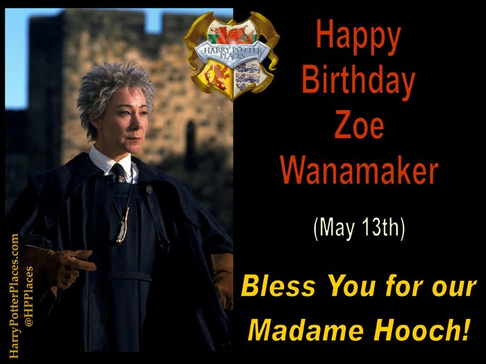 Happy Birthday to Zoë Wanamaker! 