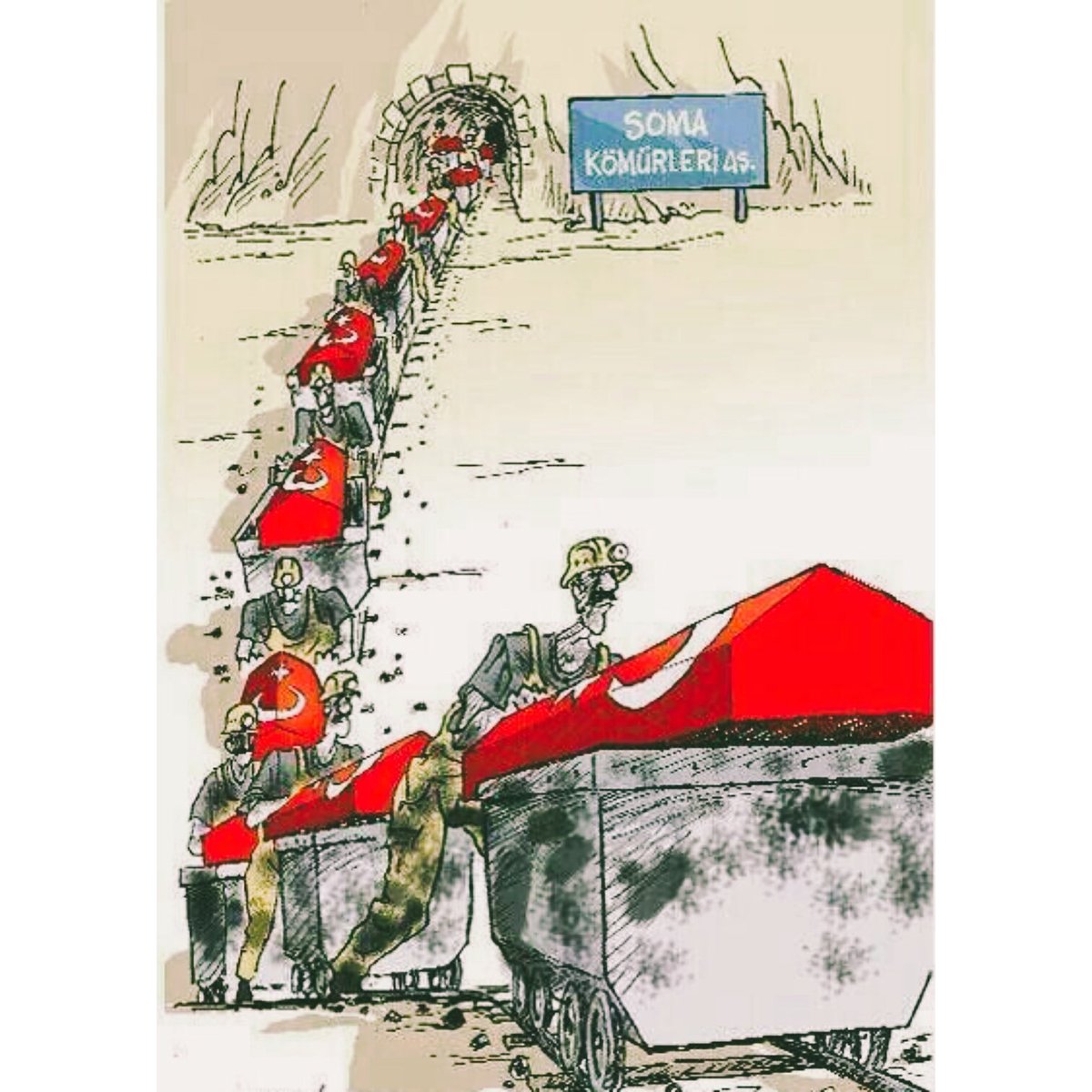 Aydinnkck's tweet photo. "Karanlık içinde yaşadınız, ahiretiniz aydınlık olsun"

'301'Canı Unutmadık Mekanları cennet olsun #Soma https://t.co/uBoQtmNrO5