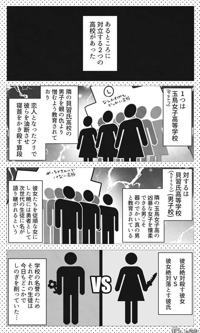 おもしろラブコメ！JKとDKの本気のせめぎあいｗｗ