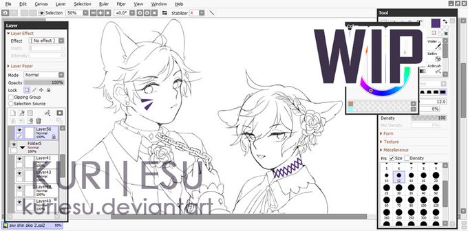 IM TRYING TO DO THE LINING WITH A THINNER PEN BUT THE DANG LINE ART IS NOW TAKING ME SO LONG IM CRYING 