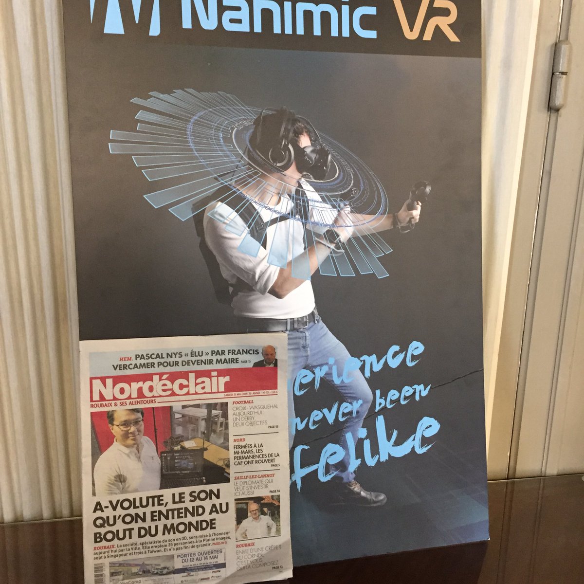 FredericMotte's tweet photo. C'est à @roubaix et on celebre 1 homme, 1 équipe, 1 entreprise #avolute une pépite techno des @hautsdefrance à l'assaut du monde https://t.co/0rgyzZmXD6
