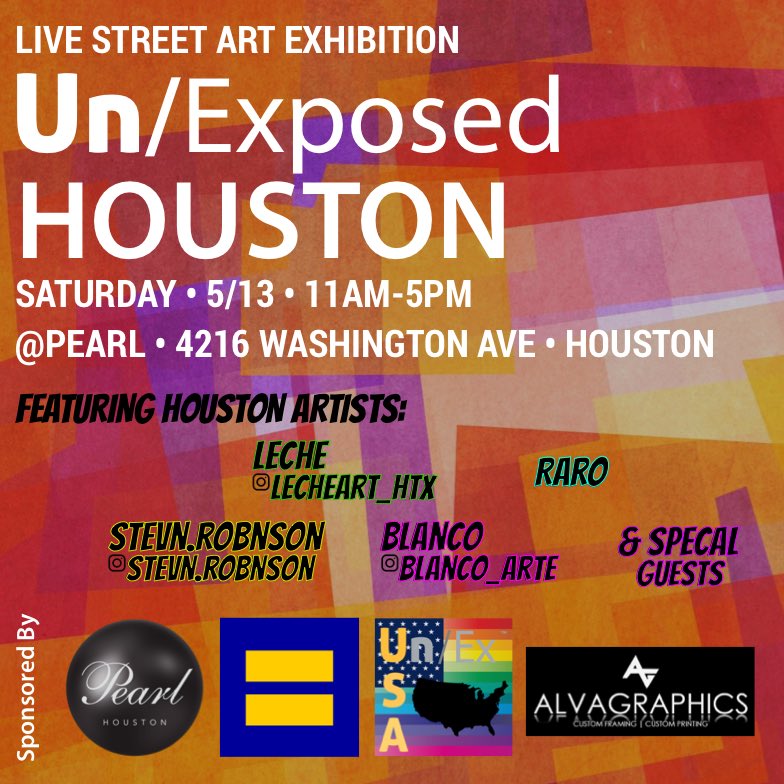 PopUpMusicProd's tweet photo. #EVENT today @pearlbarhtown 11-5. Live #streetart on a vintage bus featuring #Houston artists. 4216 Washington Ave. https://t.co/Z3Gsr0wDyU