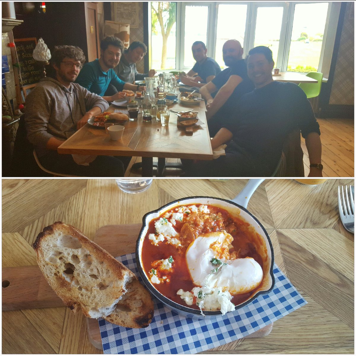 DownthehatchNI's tweet photo. Amazing brunch, as always @cairnbaylodge . Stag and party well-fed &amp; happy! Thanks to Frankie &amp; the team https://t.co/76bRphAral