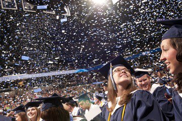 XavierHockey's tweet photo. Congratulations to all students graduating this morning! #MuskiesForever https://t.co/fp512asF4h