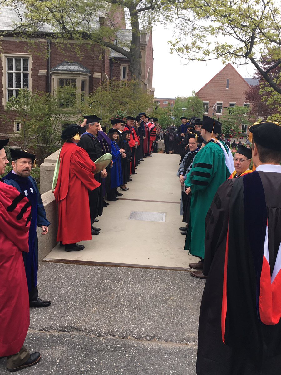 InsideAdmission's tweet photo. I love this @WPI faculty tradition! Seeing our students off over #EarleBridge! @WPICommencement #WPI #WPI2017 ๐๐ https://t.co/AgEh88zJcu