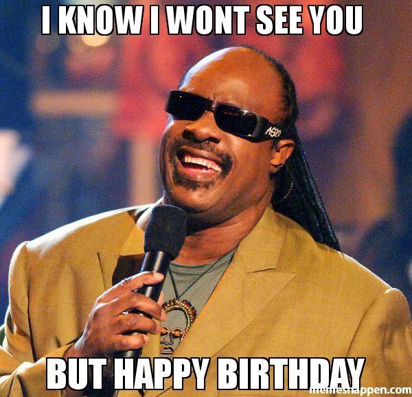 Happy birthday Stevie Wonder! 