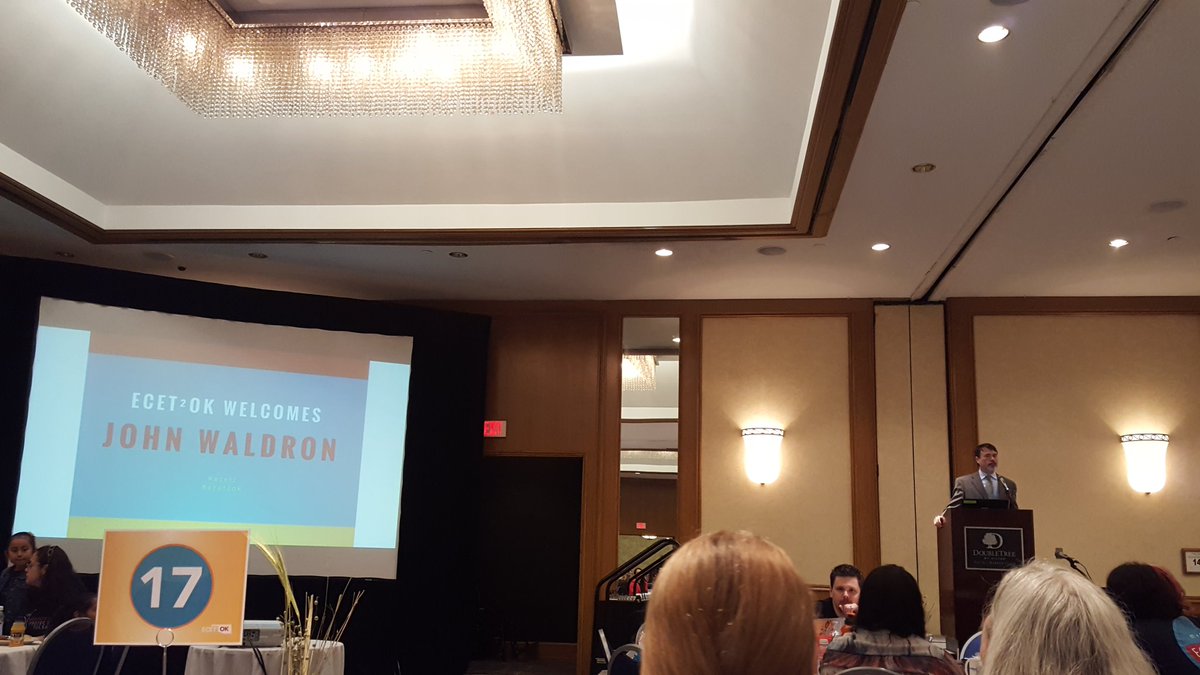 ShawndaWirth's tweet photo. Welcome John Waldon-movie whiplash #ECET2OK #ecet https://t.co/BDFIIaKRhn