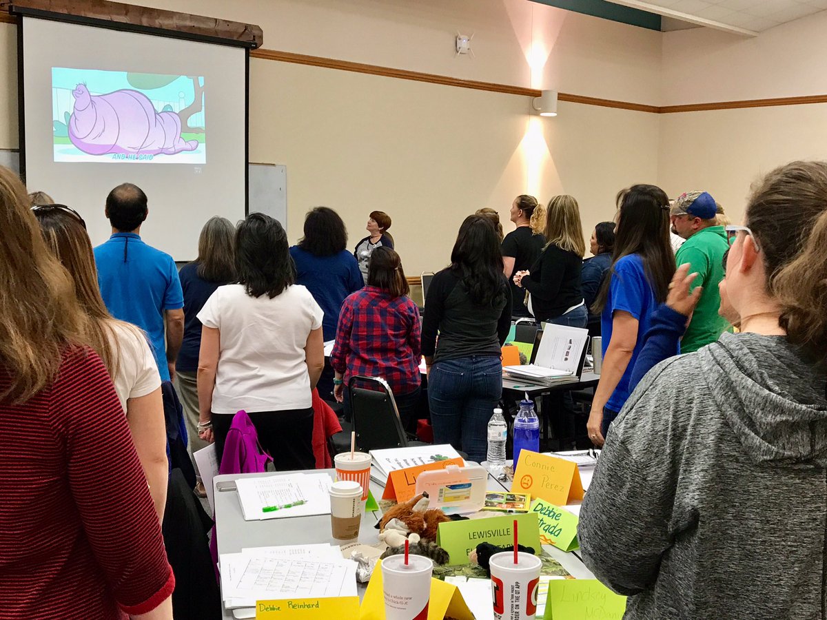Central_ES's tweet photo. What a fun Camp -N-Pals summer school training! Thx @haulek & @dierdretinker #summerschoolready https://t.co/i2fHRKZ8zP