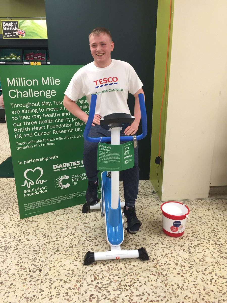 TonyChander's tweet photo. Well done Mick only 999,999 miles to go #MillionMileChallange @ctcarter1882 @adzz1988  @Mick_Shaw21 @Tesco_North https://t.co/PoYMxB3s0v