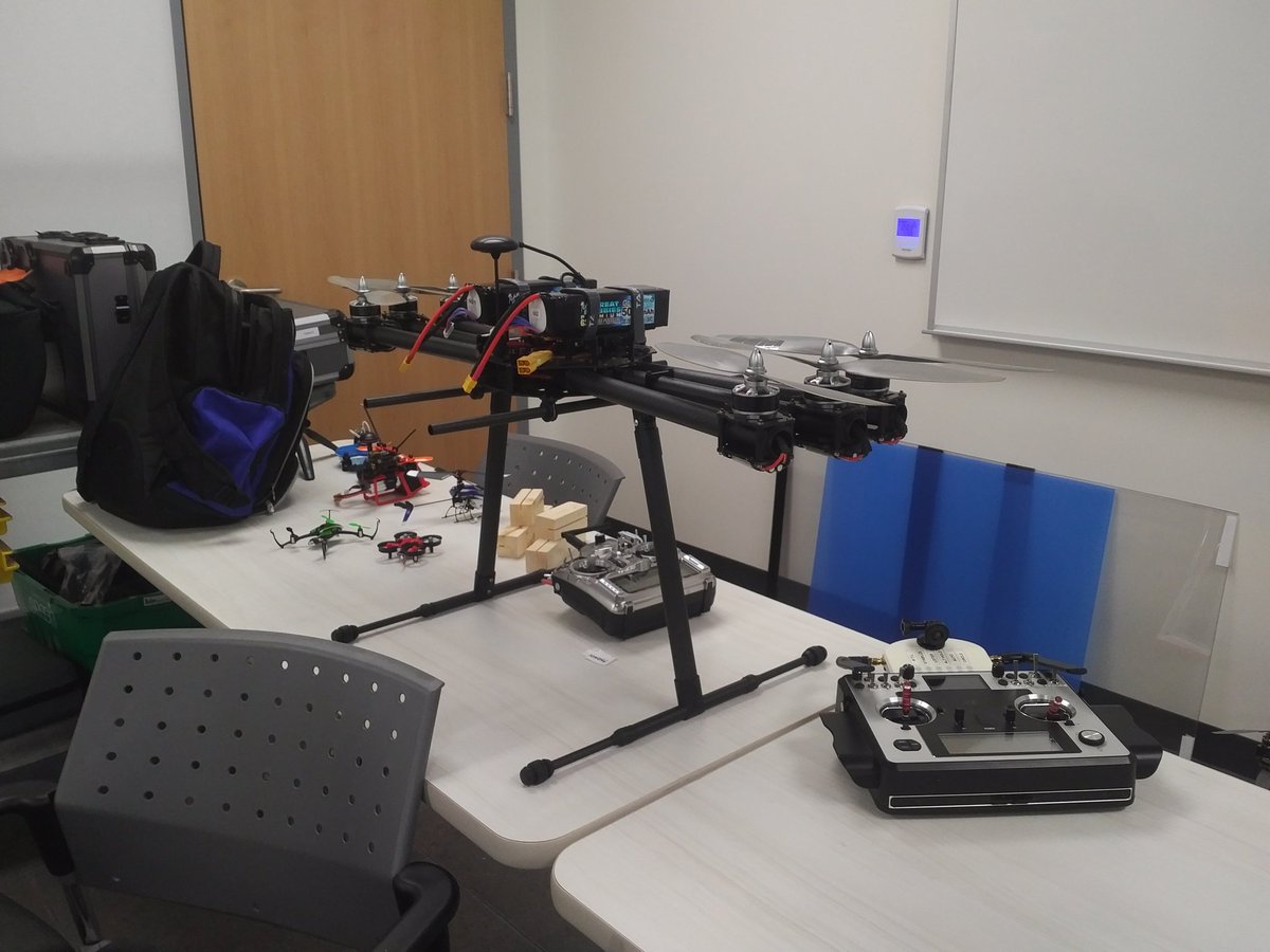 Eduneering's tweet image. The drones are here! @sheridancollege will demonstrate a variety of drones and teach #dronecoding to #Mathletics students during the event.