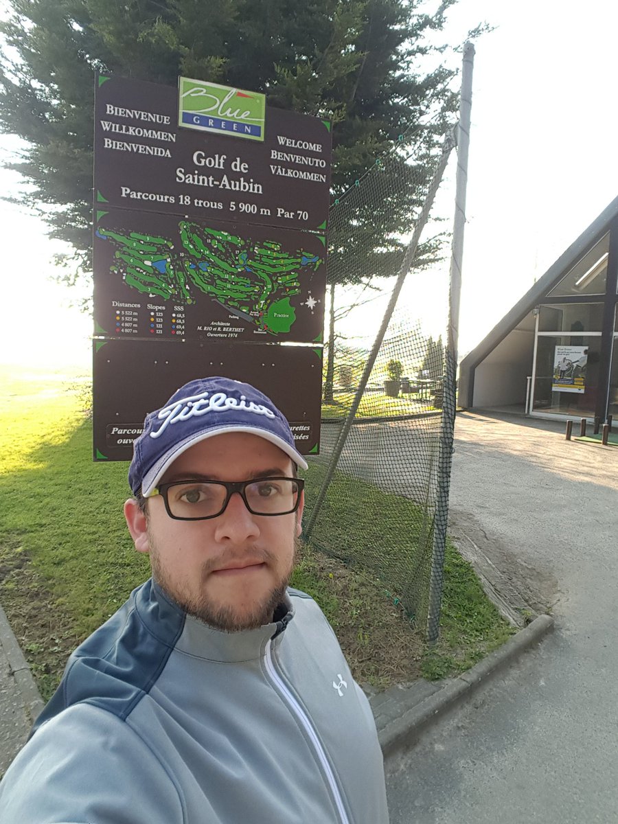 Thibrunning's tweet photo. Encore un parcours ! #GolfTrotters départ 16h36 au #GolfSaintAubin #GolfsBlueGreen  @GolfsBlueGreen https://t.co/Uh2faI8bV4