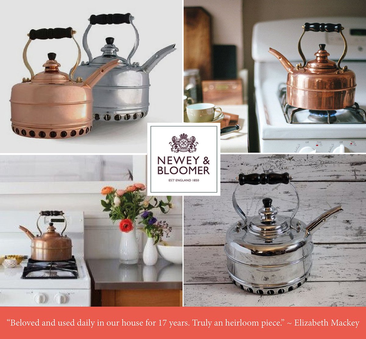 Head on over to facebook.com/neweybloomer/ to #win a #SimplexKettle of your choice! #competition #copperkettles #neweyandbloomer