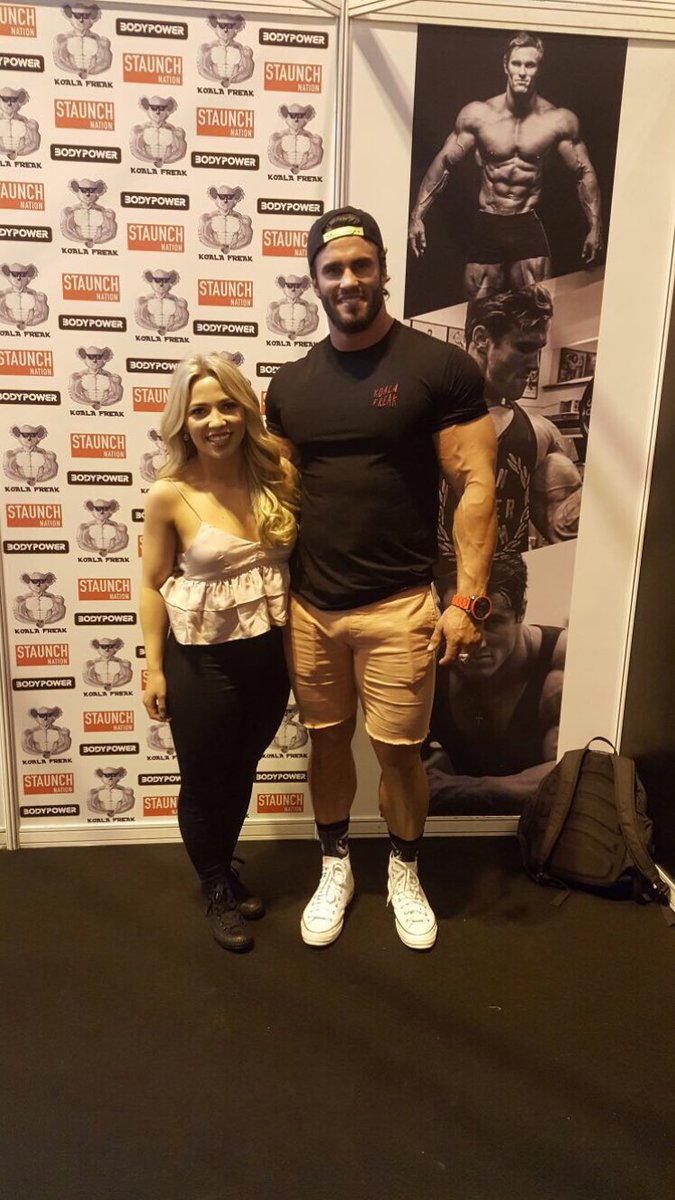 franlaurie's tweet photo. Think I have found a new gym buddy. Think I could spot him 😏@CalumvonMoger https://t.co/5qiBreTUsx
