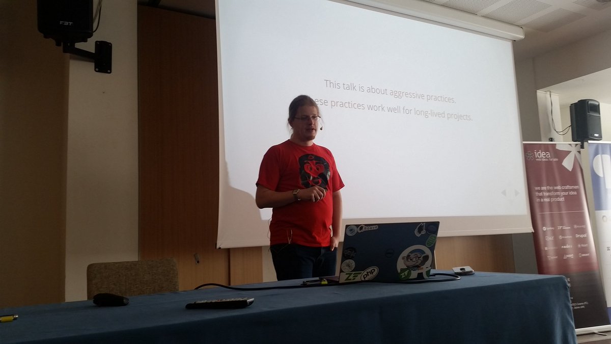 minompi's tweet image. Another amazing talk by @Ocramius about #defensiveprogramming #phpday @studiomado