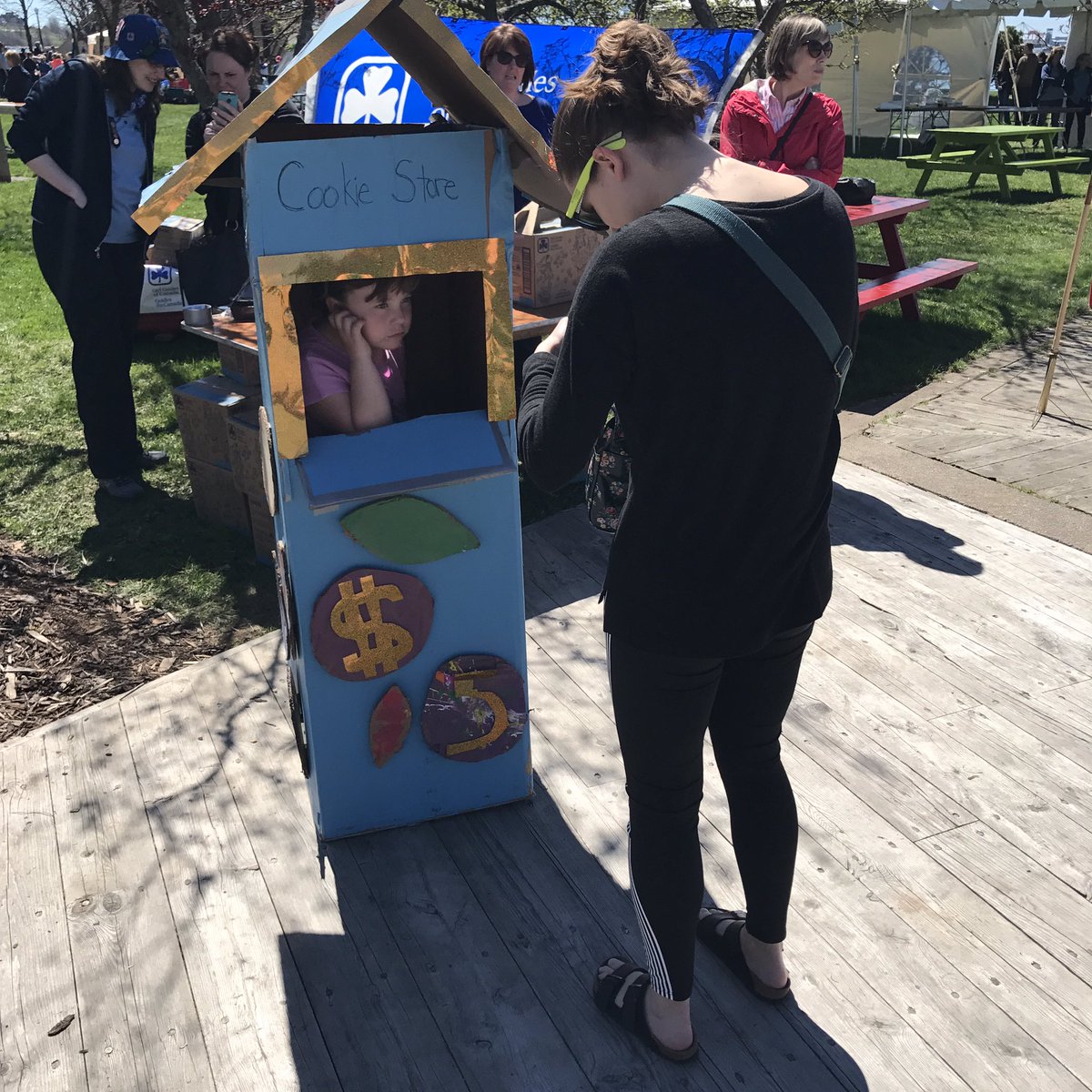 DSAGirlGuides's tweet photo. Need @GirlGuideCookie in @DT_Dartmouth today? Find us at #FindYourGuiding at @AlderneyLanding https://t.co/XKsFJ1JJal