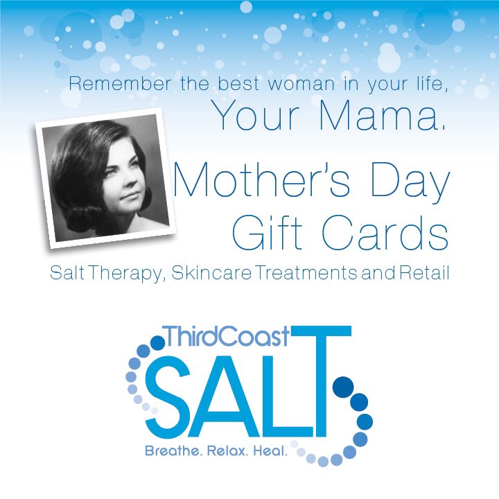 thirdcoastsalt's tweet photo. Selling Gift Cards &amp; Retail until 4pm today!  We won BEST SPA.  Purchase the best for the best!  Yo' Mama! https://t.co/NwyctjcrD4