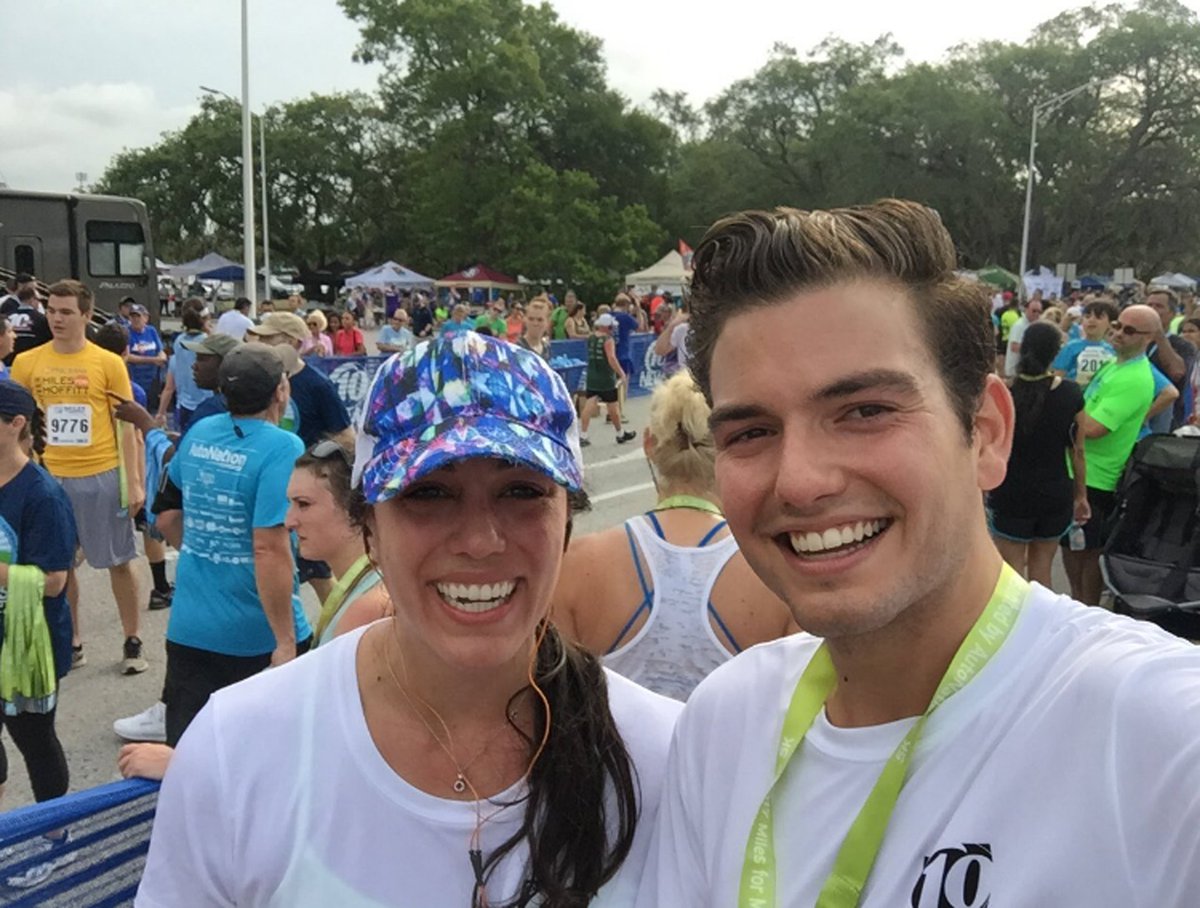 10TampaBay's tweet photo. .@10NewsWTSP staffers run, walk to support #MilesforMoffit. More photos: https://t.co/XofkF3qsW2 https://t.co/x5jCGKUCLk