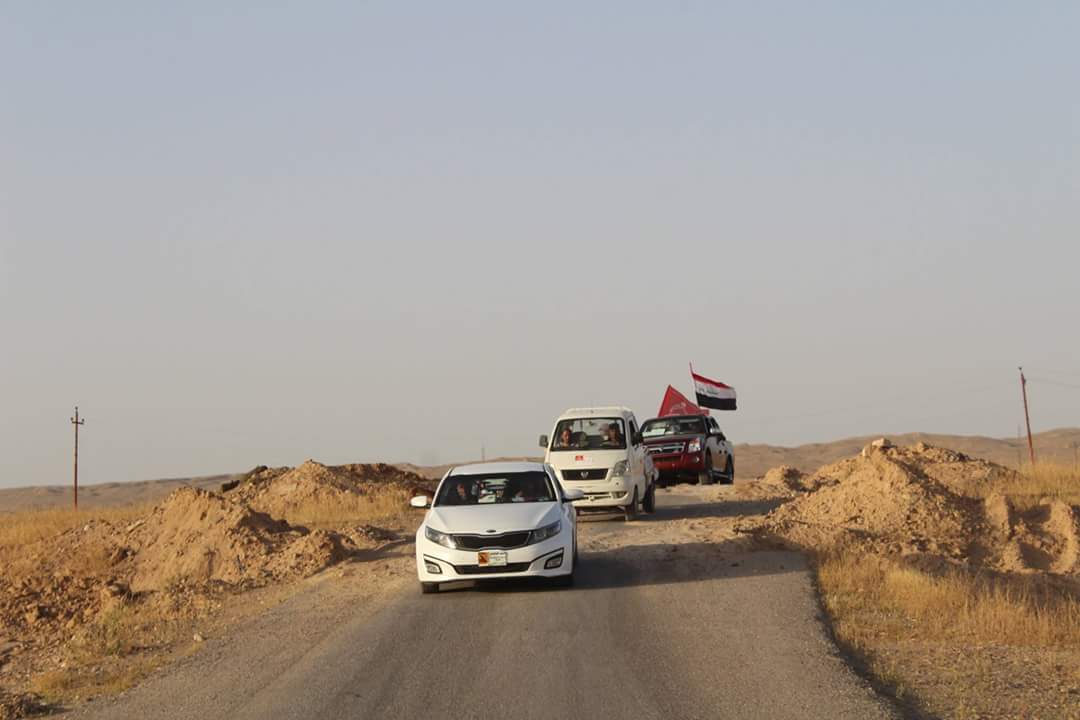 الناشي ترسل مساعدات غذائية وعينية لقوات الحشد الشعبي في قاطع عمليات سامراء...2