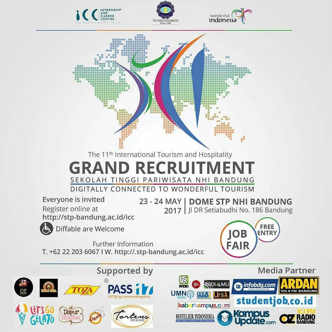 GRAND RECRUITMENT will be held! 
Prepare yourself! 
For more info let's check 
instagram.com/p/BUCUQkvAR2t/