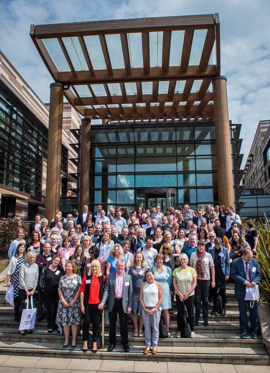 MikeBeardPhoto's tweet photo. The steps outside @EMCCHotel the perfect location for large group photos @UKVRA @Rehab_Together #together17 @crystaljade83 @BABICMorg https://t.co/qjbXI2pVxc