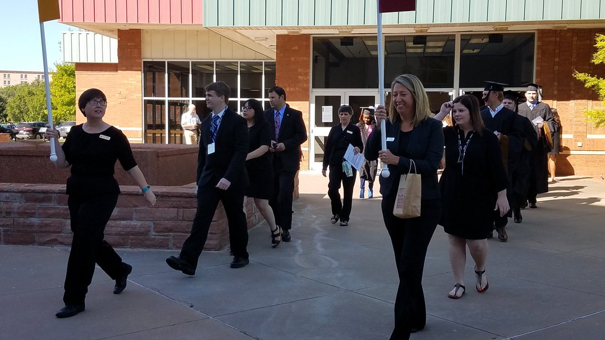 MSUTexas's tweet photo. Here they come! 🎓 #MustangGrad https://t.co/Y1yL8vhY4i