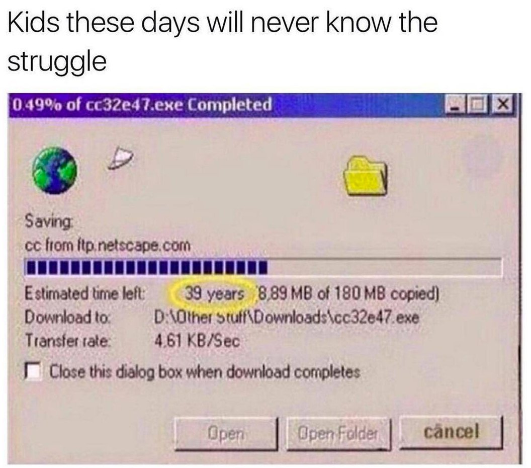Remember this?! Life before #WiFi!