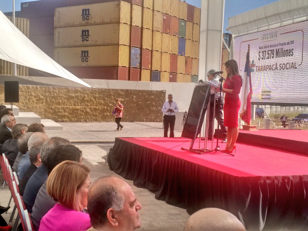 MindepTarapaca's tweet photo. #TarapacáSocial el principal énfasis en #CuentaPública de Intendenta @ClauRojasCampos  @Gore_Tarapaca en #Iquique @MindepChile https://t.co/41YSRMsVIS
