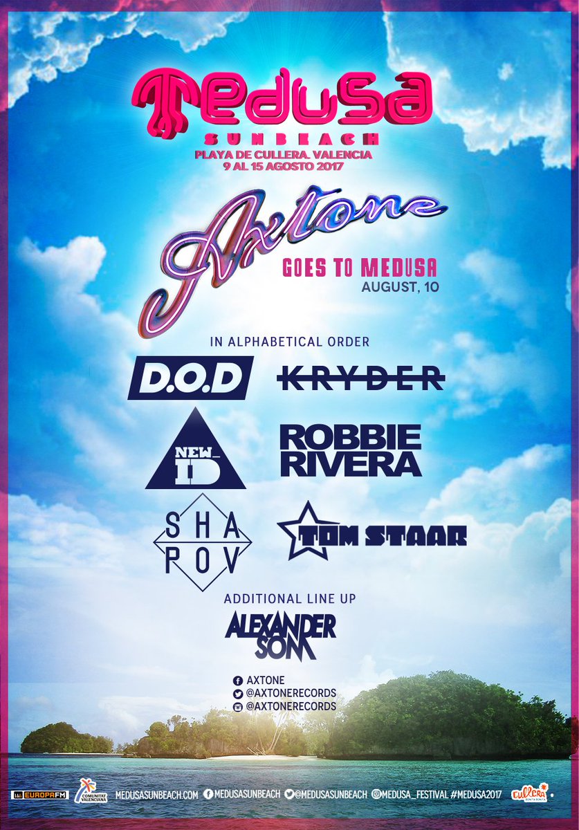 Axtone's tweet image. Axtone on tour! The crew will see you in August @medusasunbeach 🎉 #LeaveTheWorldBehind
