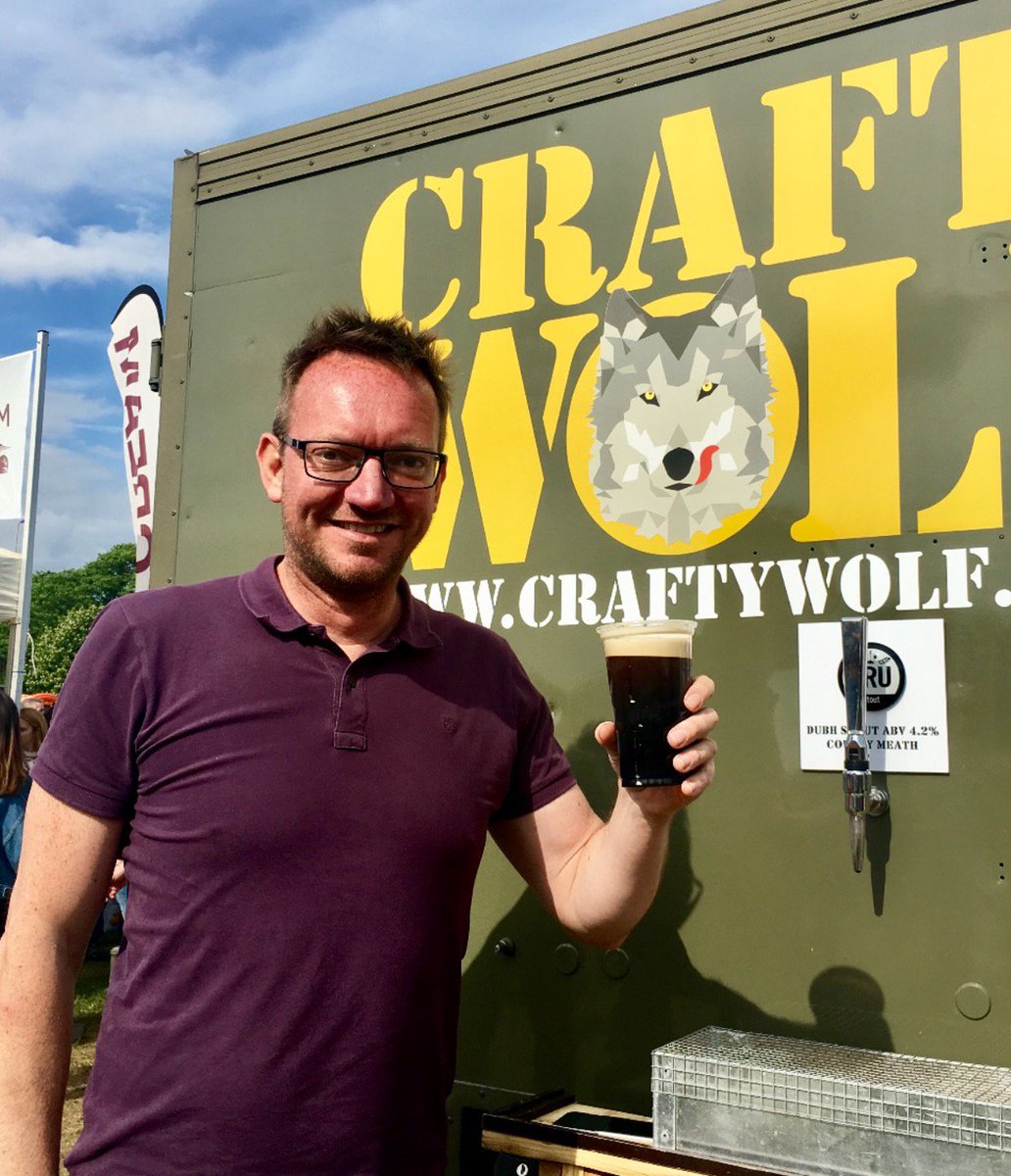 CraftyWolfBeer's tweet photo. Lovely sunny day at the Bristol @foodiesfestival. So many @craftywolfbeer fans! The @BruBrewery stout was v popular! 🍻😋👍 https://t.co/WOXAMHUkWa