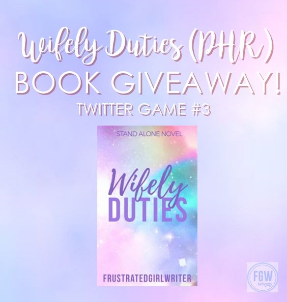 kdcontentwriter's tweet photo. TWITTER GAME #3: ONE WIFELY DUTIES BOOK GIVEAWAY!

READ EVERYTHING BELOW FIRST BEFORE RETWEETING THIS POST! #RaffleContest https://t.co/ESZqlfeoBA