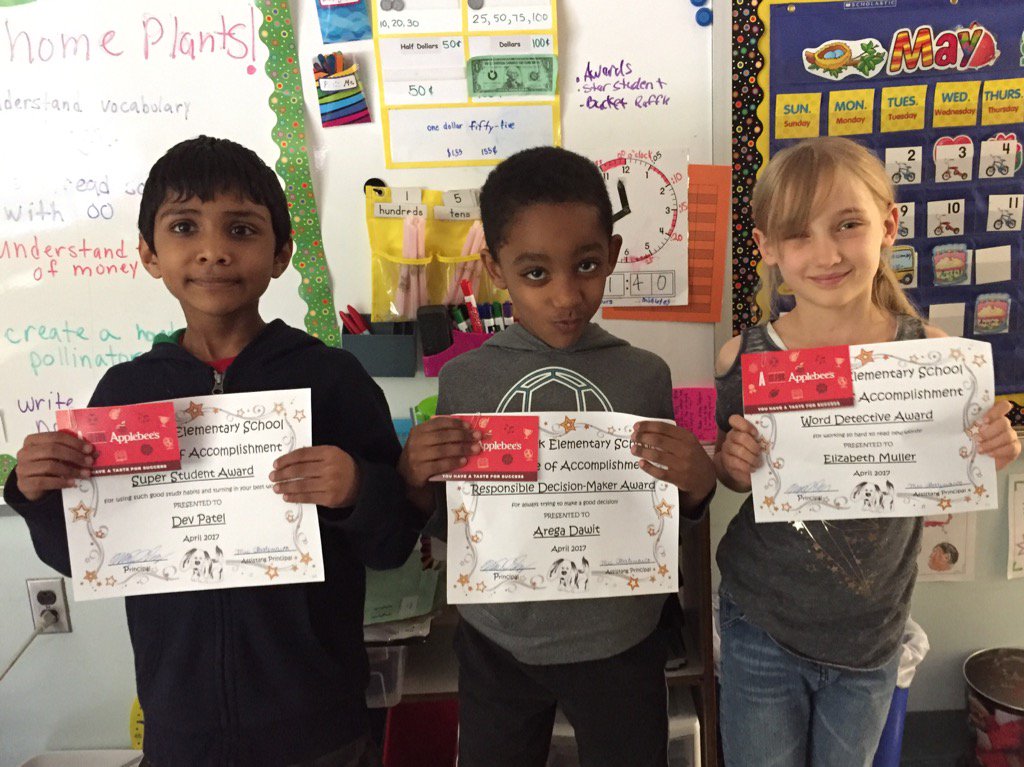 Congratulations to our monthly award winners!
