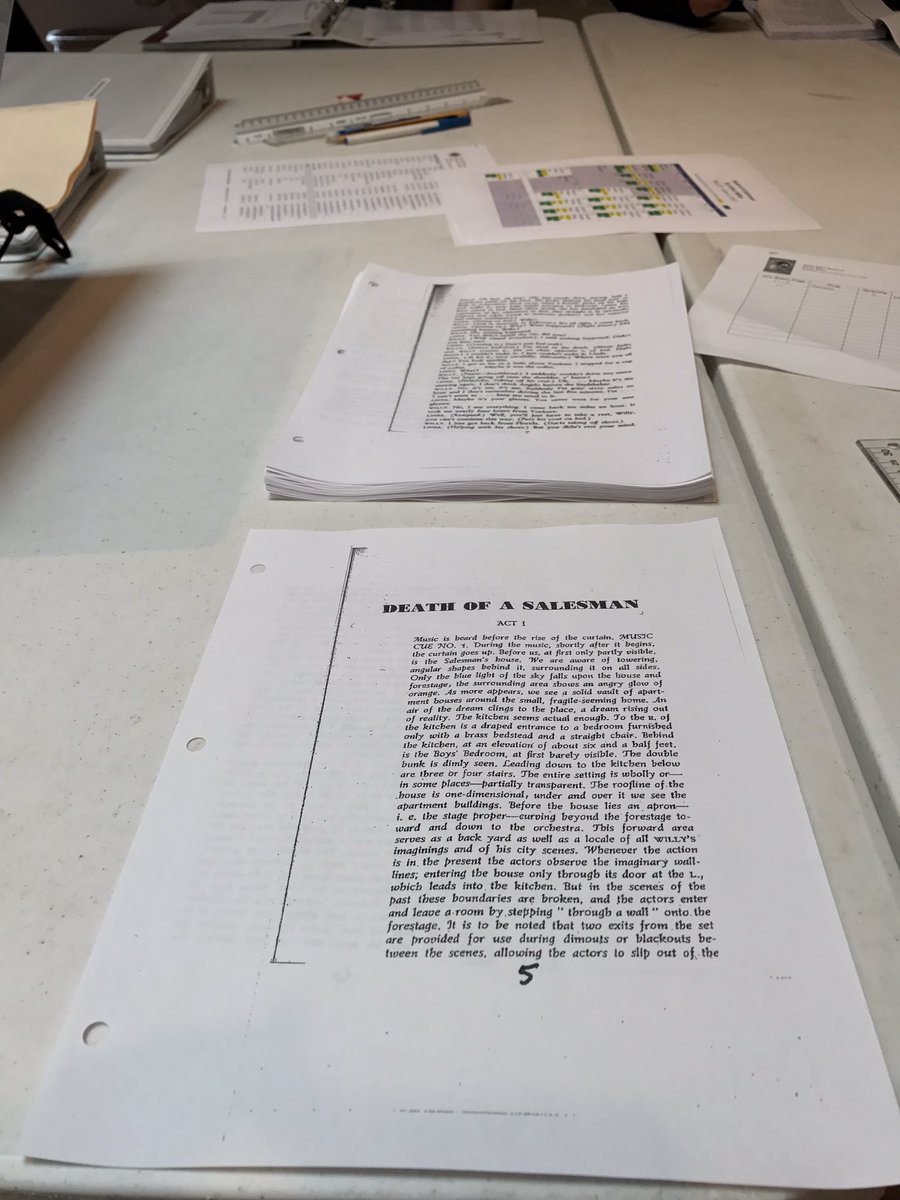 greatscottdunn's tweet image. #tabletech
#DeathofaSalesman
#stagemanagerslife
#weopeninaweek