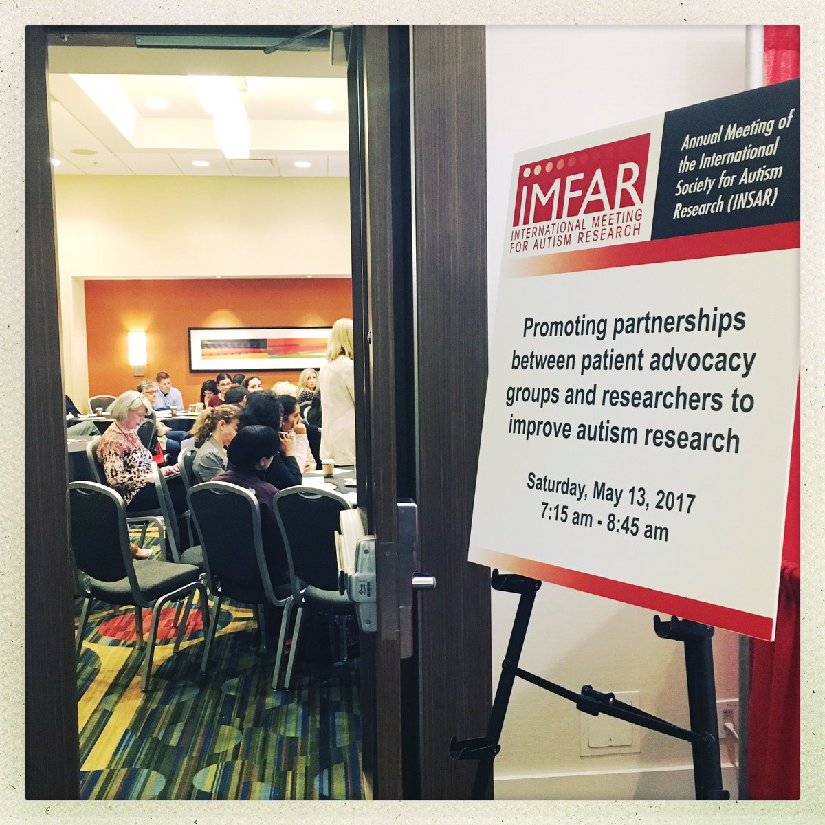AutismINSAR's tweet photo. Patients, scientists, and clinicians coming together to treat #autism at #IMFAR #IMFAR2017 https://t.co/2zkCKtOrjA