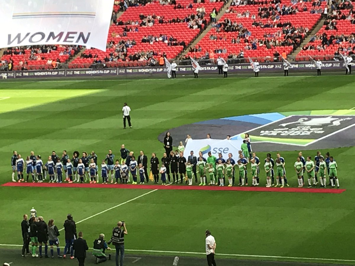 lmearns1's tweet photo. Excited to be here at the #SSEWomensFACup for the third year running with my #SSENextGen athletes! Thanks @YourSSE https://t.co/5hgEWWCcDL