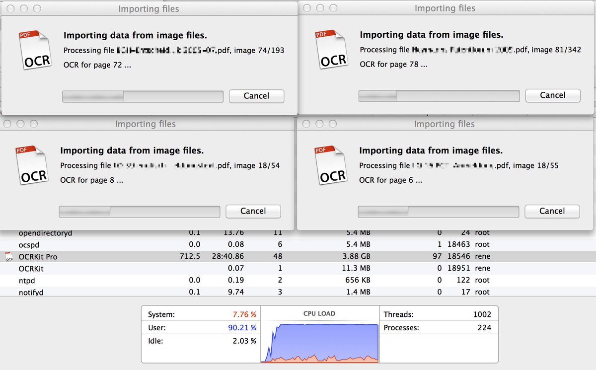ReneRebeTM's tweet photo. taking every bug report seriously! - massive #multithreading #PDF #OCR #paperless #office https://t.co/xGrLdO1dtJ #weekend #exactcode https://t.co/xCVXTApDFr