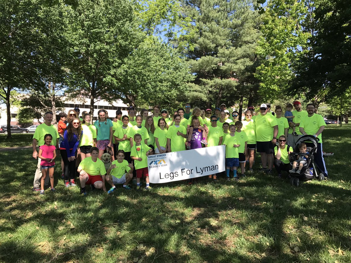 brookwood6th's tweet photo. Today we Used Our Legs For Lyman! #cureCF #brookwoodpride https://t.co/YzXr3xiyWW