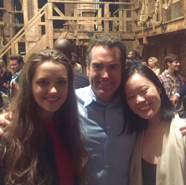 LangfordUpdates's tweet photo. Katherine and @MicheleSelene went to see the Hamilton Musical! [@briandarcyjames is a part of the cast.] https://t.co/hFVnE5vfnr