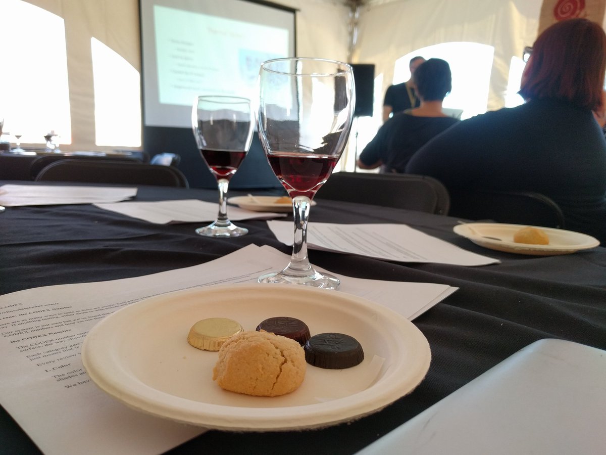 I took a test and I'm considered a "super taster". So proud!!! Bill Poluha's session is amazing!!! #EatingHeritage #SlowFoodCA17