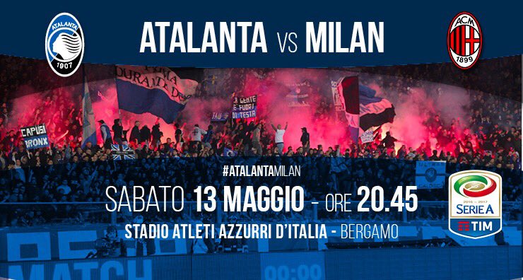 Rojadirecta ATALANTA MILAN Streaming Gratis Online Facebook Live-Stream Video YouTube 13 maggio 2017