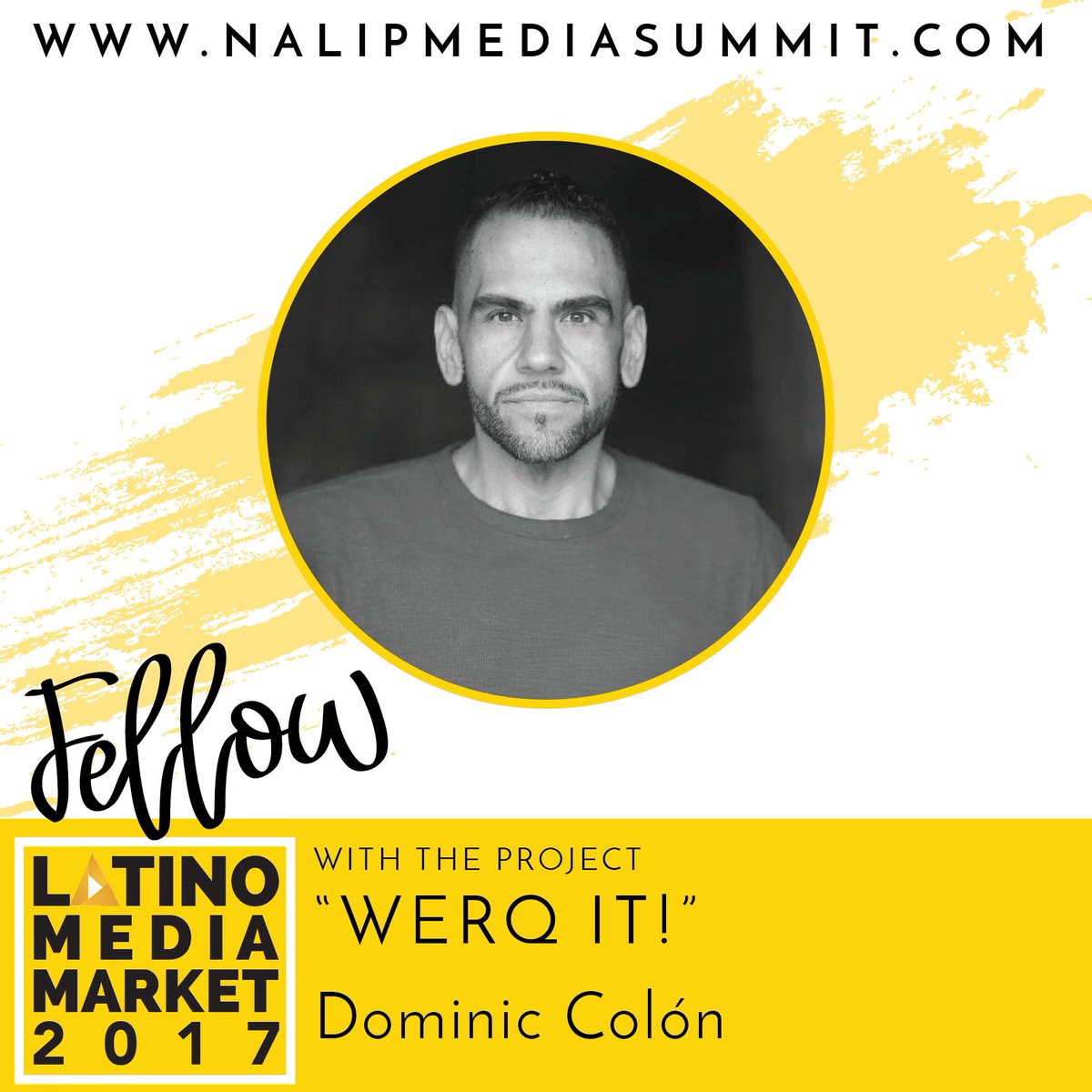 NALIP_org's tweet photo. .@DominicColon will participate with his project "WERQ IT!" #CreateWithUs #2017LMMFellow https://t.co/bLIx6o0dhX