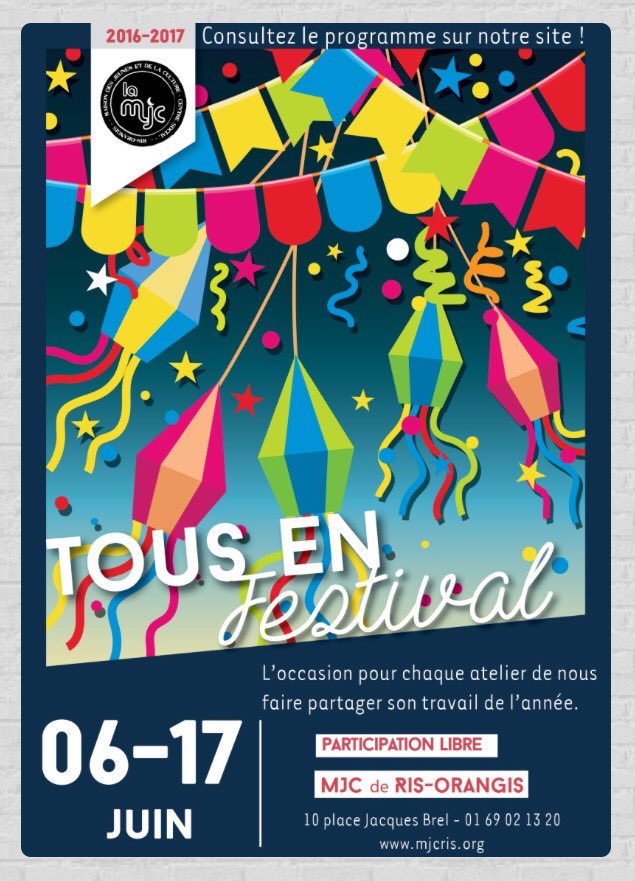 À noter : Tous en Festival du 6 au 17 juin. #tef2017