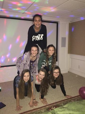 bethkwaiser's tweet photo. Happy birthday jess! Hope your day was great💜💜 thanks for bullying me #freshmanslayer @JessicaDoelle https://t.co/88Yls8Dl2L